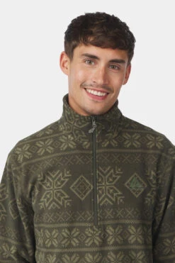 Mens Inverno Printed Half Zip Fleece -North Trail Outfitters 2210007576981 092