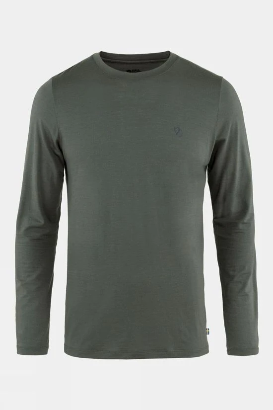 Fjallraven Mens Abisko Wool Long Sleeved T-Shirt 3 Fjallraven Mens Abisko Wool Long Sleeved T-Shirt