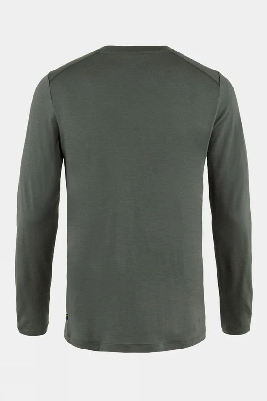Fjallraven Mens Abisko Wool Long Sleeved T-Shirt 4 Fjallraven Mens Abisko Wool Long Sleeved T-Shirt - Image 2
