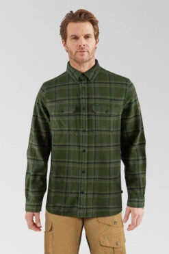 Fjallraven Mens Övik Heavy Flannel Shirt -North Trail Outfitters a1844335 5455 o