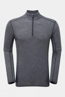 Montane Mens Primino 140 Long Sleeve Zip Neck Top