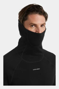 Icebreaker Mens Merino Logn Sleeve Roll Neck Top -North Trail Outfitters a1924207 7070 t