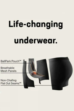 Saxx Mens Kinetic Long Leg Boxer Briefs -North Trail Outfitters a1944319 7070 1