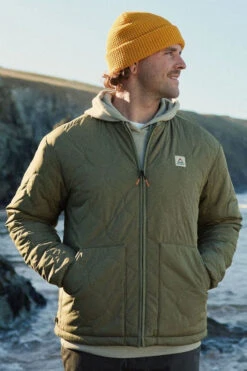 Mens Hytte Recycled Fleece-Lined Jacket -North Trail Outfitters b12aje0150 5858 m