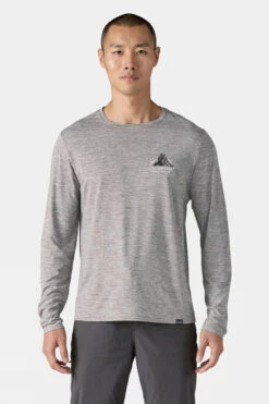 Patagonia Mens Capilene Cool Daily Graphic Long Sleeve T- Shirt - Lands 9 Patagonia Mens Capilene Cool Daily Graphic Long Sleeve T- Shirt - Lands -North Trail Outfitters b12bab0157 7272 m