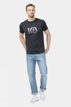 Tentree Mens Spruce Stripe Ten T-Shirt -North Trail Outfitters b12bac0353 7070 c