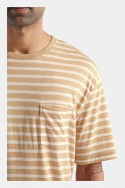 Icebreaker Mens Granary Stripe Pocket Tee -North Trail Outfitters b12bac0364 6412 e