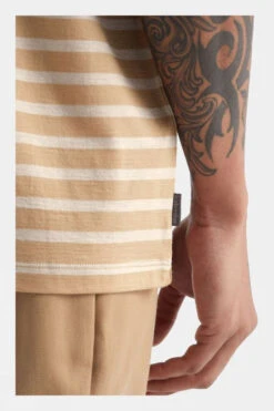 Icebreaker Mens Granary Stripe Pocket Tee -North Trail Outfitters b12bac0364 6412 f