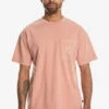 Quiksilver Mens Blank Natural Dye Short Sleeve T-Shirt 1 Quiksilver Mens Blank Natural Dye Short Sleeve T-Shirt -North Trail Outfitters b12bac0959 1010 a