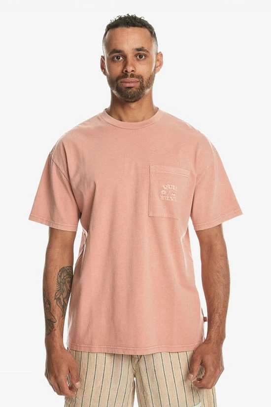 Quiksilver Mens Blank Natural Dye Short Sleeve T-Shirt 3 Quiksilver Mens Blank Natural Dye Short Sleeve T-Shirt