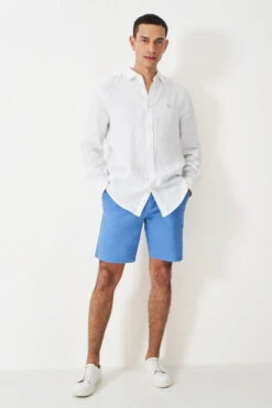 Mens Long Sleeve Linen Shirt -North Trail Outfitters b12bcb0216 1010 d