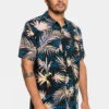 Quiksilver Mens Ripped Up Short Sleeve Shirt 1 Quiksilver Mens Ripped Up Short Sleeve Shirt -North Trail Outfitters b12bcc0127 7087 c