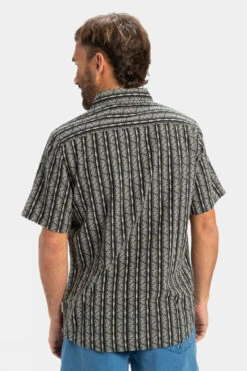 Quiksilver Mens Street Way Short Sleeve Shirt -North Trail Outfitters b12bcc0185 7087 d