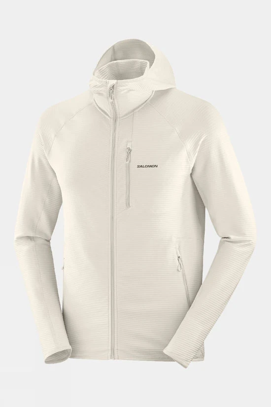 Salomon Mens Essential Lightwarm Fleece Hoodie 3 Salomon Mens Essential Lightwarm Fleece Hoodie