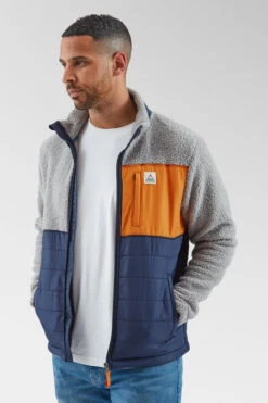 Mens Born Explorer Recycled Polar-Lined Sherpa Fleece -North Trail Outfitters b12beb0266 7373 w