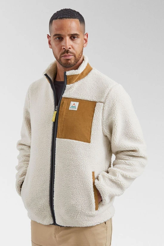 Mens Trekker Recycled Sherpa Full Zip Fleece 5 Mens Trekker Recycled Sherpa Full Zip Fleece - Image 3