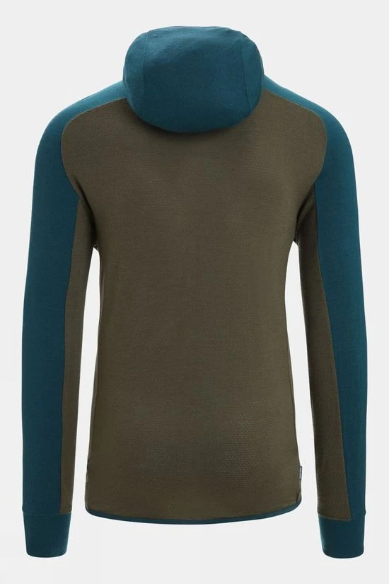 Icebreaker Mens ZoneKnit Long Sleeve Zip Fleece Hoodie 4 Icebreaker Mens ZoneKnit Long Sleeve Zip Fleece Hoodie - Image 2