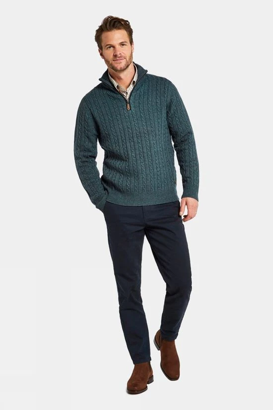 Dubarry Mens Cronin Zip Neck Sweater 5 Dubarry Mens Cronin Zip Neck Sweater - Image 3