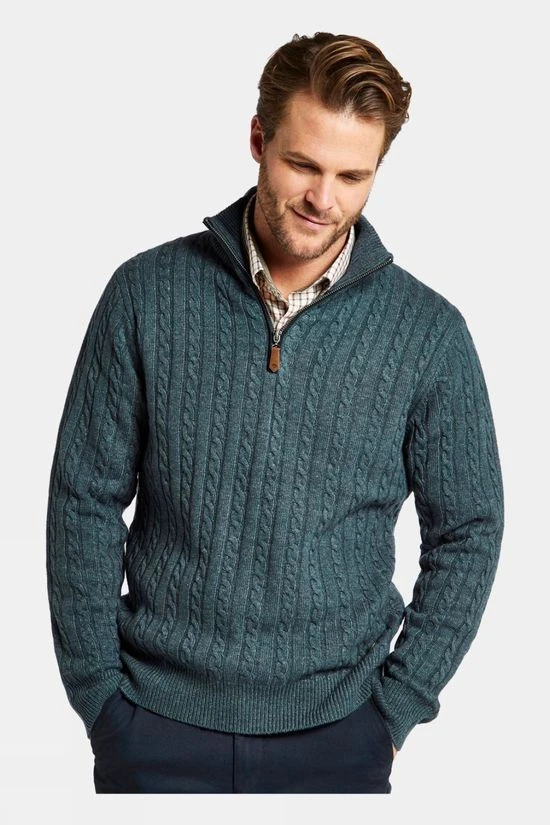 Dubarry Mens Cronin Zip Neck Sweater 4 Dubarry Mens Cronin Zip Neck Sweater - Image 2