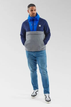 Mens Woodland Hooded 1/2 Zip Recycled Polar Fleece -North Trail Outfitters b12bed0117 4472 r