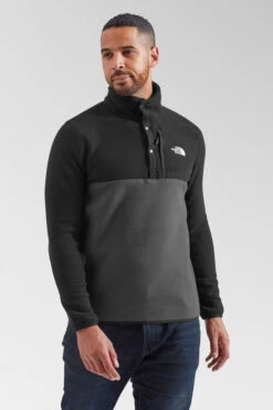 The North Face Mens Ryeford Snap 2 Neck Pullover Fleece -North Trail Outfitters b12bed0128 7370 p