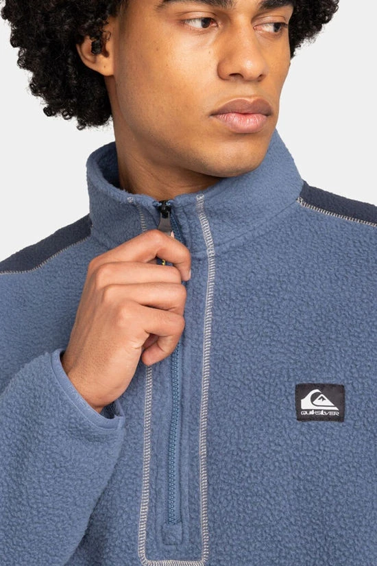 Quiksilver Mens Clean Coast Half Zip Fleece 8 Quiksilver Mens Clean Coast Half Zip Fleece - Image 6