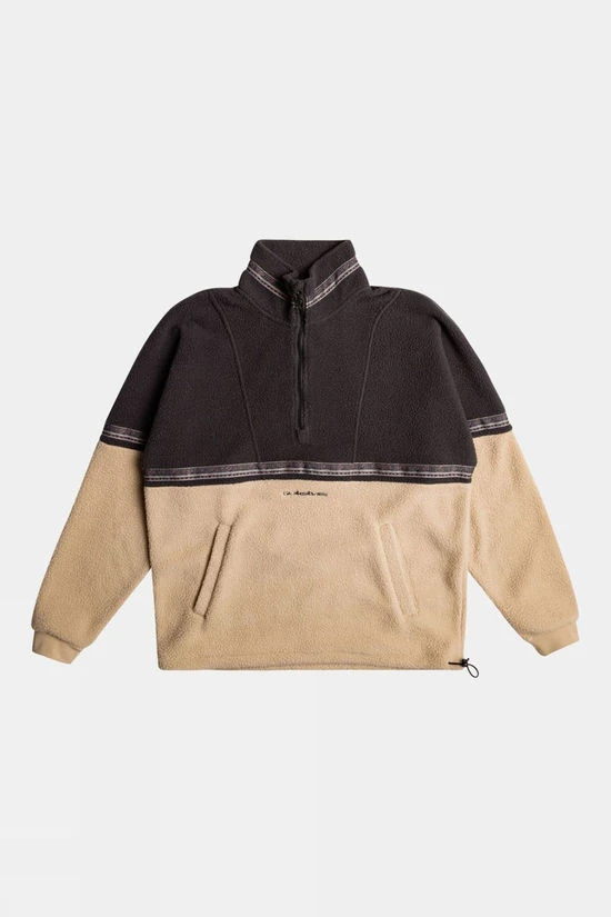 Quiksilver Mens Take Us Back Block Polar Half Zip Fleece 3 Quiksilver Mens Take Us Back Block Polar Half Zip Fleece