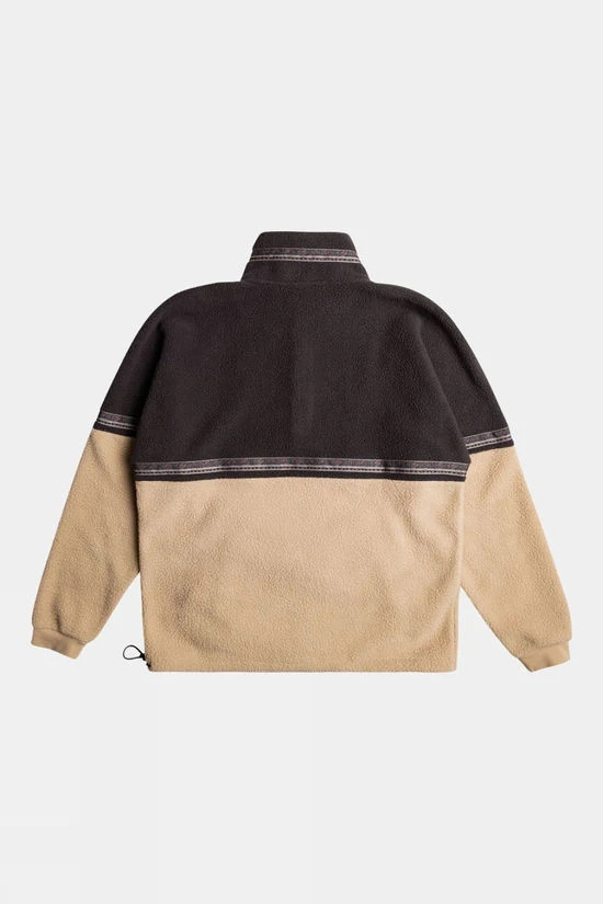 Quiksilver Mens Take Us Back Block Polar Half Zip Fleece 4 Quiksilver Mens Take Us Back Block Polar Half Zip Fleece - Image 2