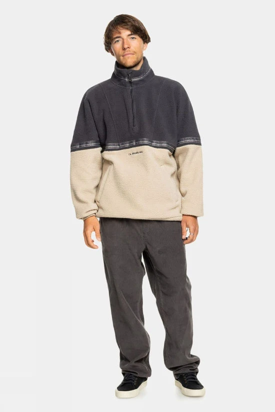 Quiksilver Mens Take Us Back Block Polar Half Zip Fleece 7 Quiksilver Mens Take Us Back Block Polar Half Zip Fleece - Image 5