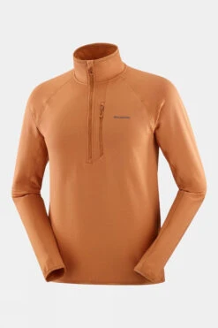 Salomon Mens Essential Lightwarm Half Zip Fleece