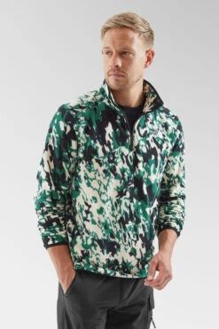 The North Face Mens Glacier Printed Quarter Zip Fleece -North Trail Outfitters b12bee0088 5907 w