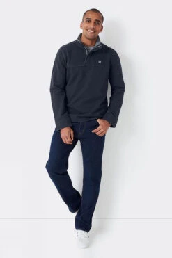 Mens Padstow Pique Quarter Zip Sweatshirt -North Trail Outfitters b12bee0097 7272 x