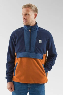 Mens Woodland Hoodless Half Zip Recycled Polar Fleece 14 Mens Woodland Hoodless Half Zip Recycled Polar Fleece -North Trail Outfitters b12bee0137 4426 p