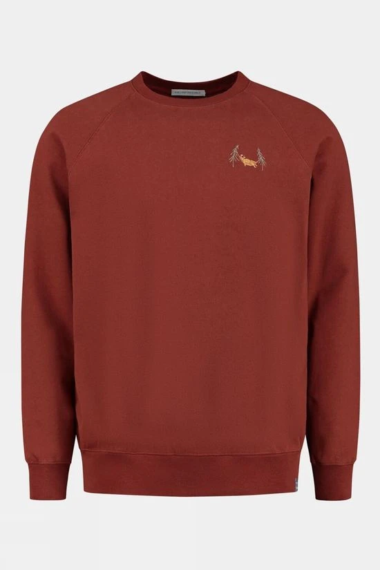 Blue Loop Originals Mens Embroidered Blue Fleece Sweater 3 Blue Loop Originals Mens Embroidered Blue Fleece Sweater