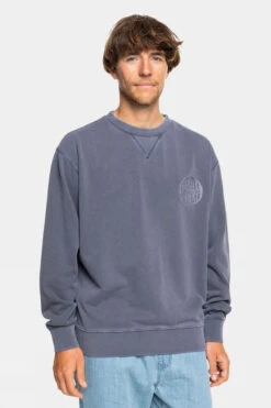 Quiksilver Mens Garment Dye Crew Sweatshirt -North Trail Outfitters b12bfa0392 4141 c