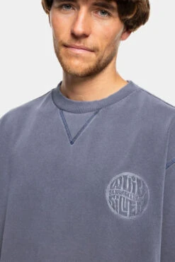 Quiksilver Mens Garment Dye Crew Sweatshirt -North Trail Outfitters b12bfa0392 4141 e