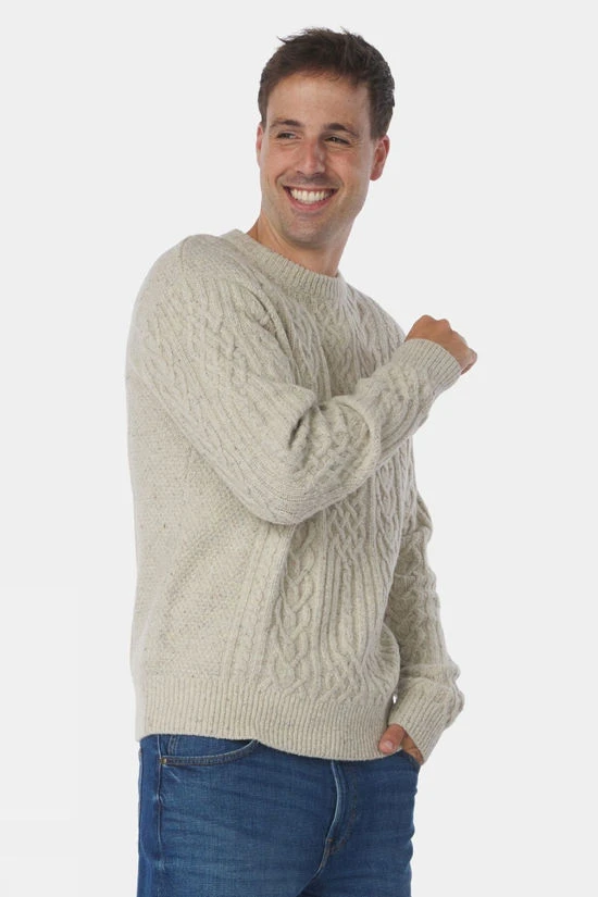 Mens Vagur Cable Sweatshirt 7 Mens Vagur Cable Sweatshirt - Image 5