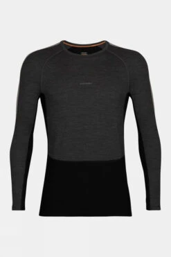 Icebreaker Mens Zoneknit 200 Long Sleeve Crewe Top