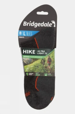 Bridgedale Mens Ultralight T2 Hike Merino Performance Low Socks -North Trail Outfitters b22dab0218 7126 c
