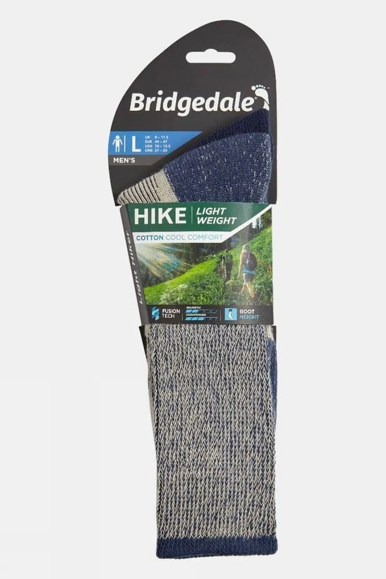 Bridgedale Mens Lightweight Cotton Comfort Socks 5 Bridgedale Mens Lightweight Cotton Comfort Socks - Image 3