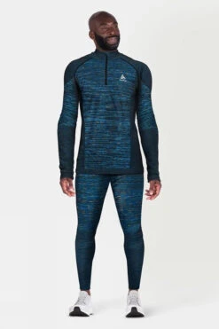 Odlo Womens Blackcomb Eco BL Turtle Neck Long Sleeve Half Zip Top -North Trail Outfitters c12bab0007 4141 h