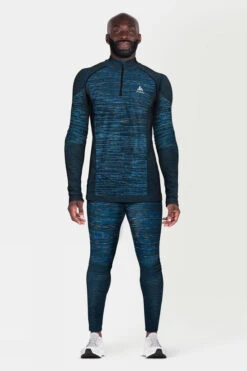 Odlo Womens Blackcomb Eco BL Turtle Neck Long Sleeve Half Zip Top -North Trail Outfitters c12bab0007 4141 j