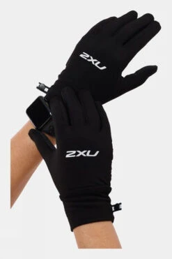 2XU Unisex Run Gloves -North Trail Outfitters m1314126 7015 c
