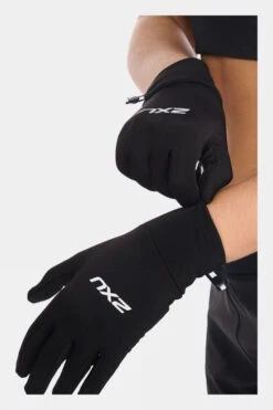 2XU Unisex Run Gloves -North Trail Outfitters m1314126 7015 d